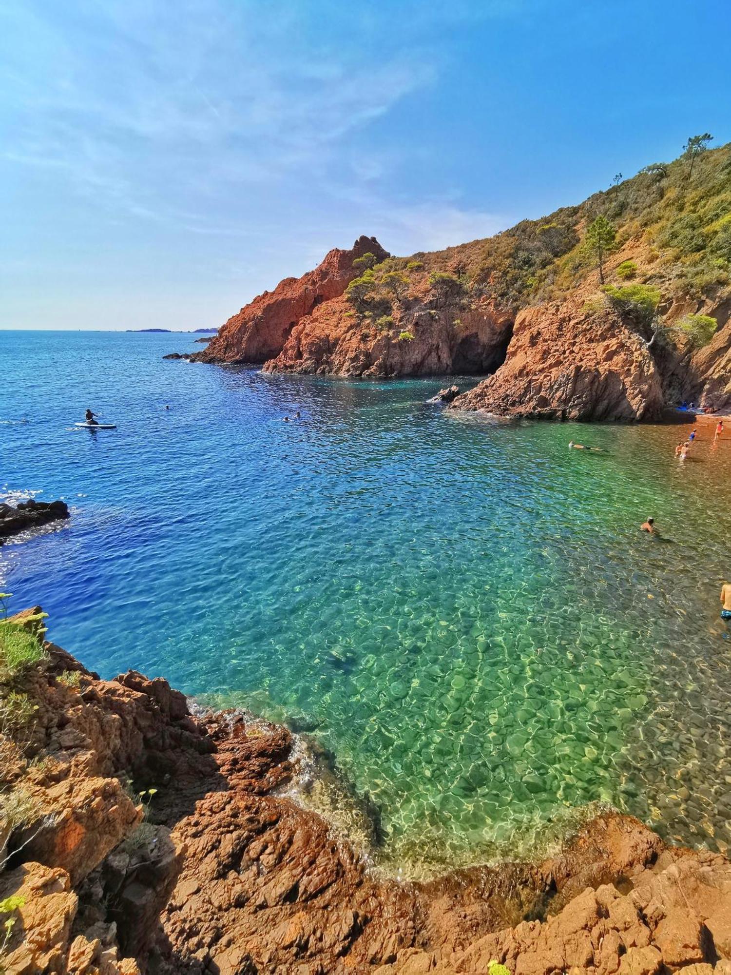 Petit Paradis Vue Mer- Plage Et Calanques A 3 Mn Saint-Raphaël Kültér fotó